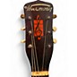 Vintage 1950s Harmony H1214 2 Color Sunburst Hollow Body Electric Guitar