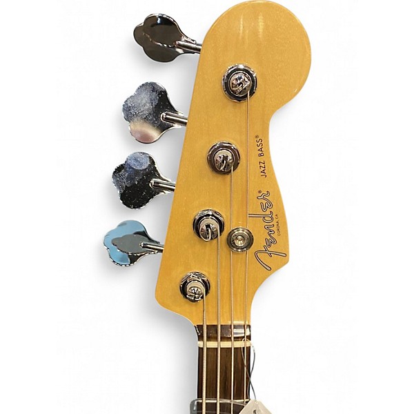 Used Fender American Professional Jazz Bass Black Electric Bass Guitar