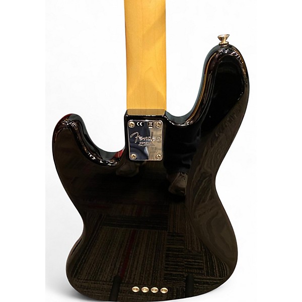 Used Fender American Professional Jazz Bass Black Electric Bass Guitar