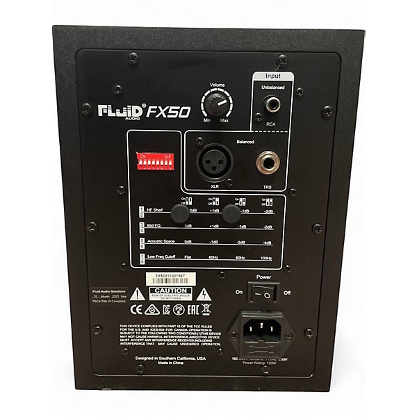 Used Fluid Audio FX50 Powered Monitor