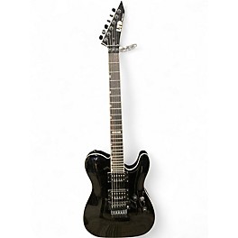 Used ESP Eclipse Custom Black Solid Body Electric Guitar