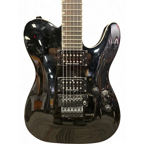 Used ESP Eclipse Custom Black Solid Body Electric Guitar