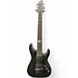 Used Schecter Guitar Research BLACKJACK SLS7 HELLS GATE Satin Black Solid Body Electric Guitar