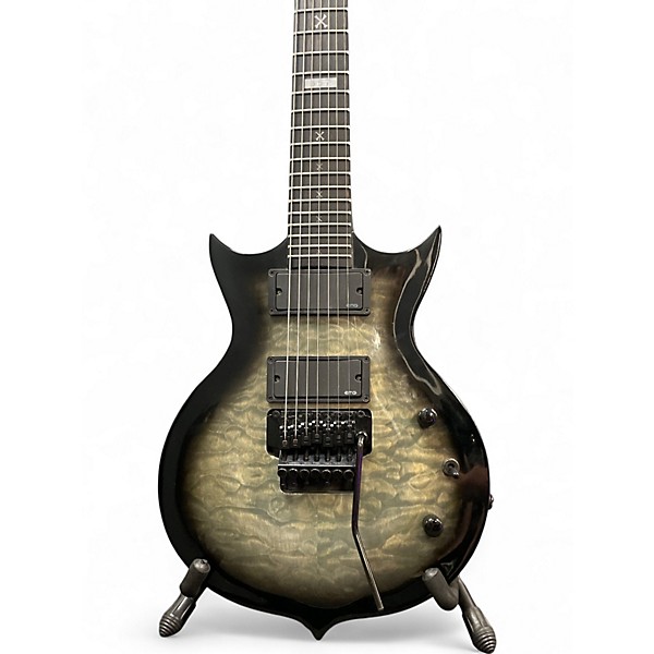 Used Halo Atlus 667 Grey Burst Solid Body Electric Guitar