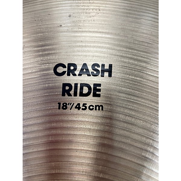 Used Zildjian 18in A Series Crash Ride Cymbal