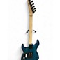 Used ESP LTD MH203 See-Thru Blue Solid Body Electric Guitar