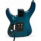 Used ESP LTD MH203 See-Thru Blue Solid Body Electric Guitar