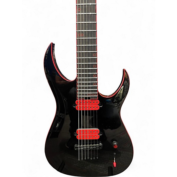 Used Schecter Guitar Research Sunset 7 Red Solid Body Electric Guitar
