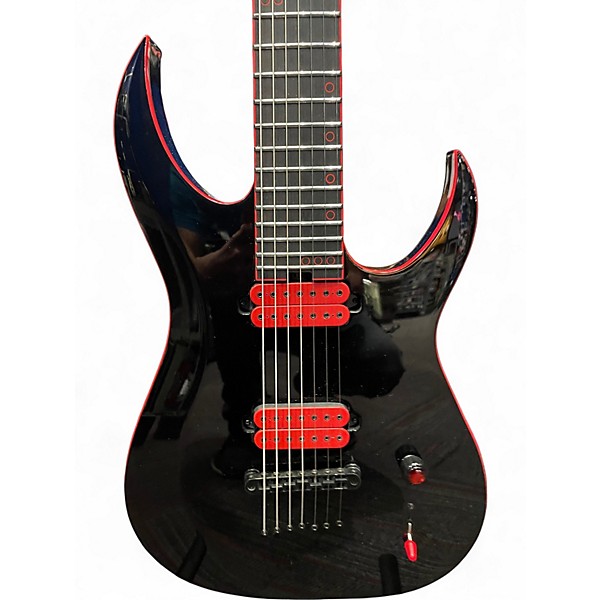 Used Schecter Guitar Research Sunset 7 Red Solid Body Electric Guitar