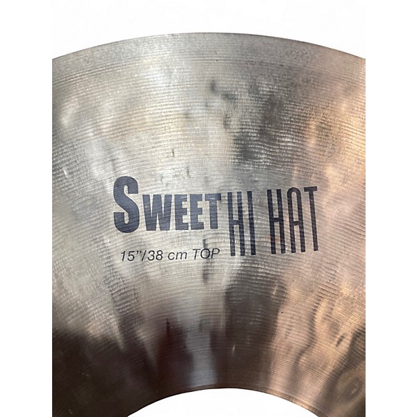 Used Zildjian 15in K Sweet Hi-Hat Top Cymbal