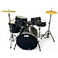 Used Pacific Drums & Percussion 4 Piece Shell Kit Black Drum Kit thumbnail