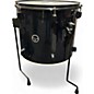 Used Pacific Drums & Percussion 4 Piece Shell Kit Black Drum Kit