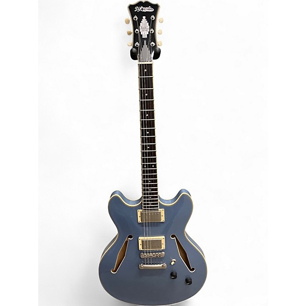 Used D'Angelico Excel Mini DC Tour SLATE BLUE Hollow Body Electric Guitar