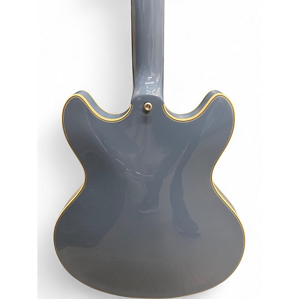 Used D'Angelico Excel Mini DC Tour SLATE BLUE Hollow Body Electric Guitar