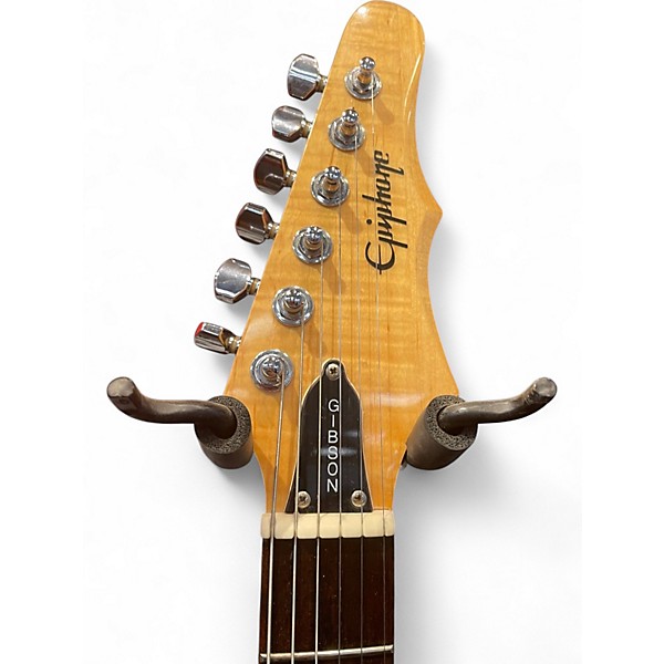 Used Epiphone Batwing FAT S210 Black Solid Body Electric Guitar