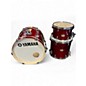 Used Yamaha 3 Piece Stage Custom Cranberry Red Drum Kit thumbnail