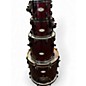 Used Pearl 4 Piece Vision Candy Apple Red Drum Kit thumbnail
