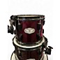 Used Pearl 4 Piece Vision Candy Apple Red Drum Kit