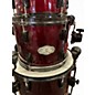 Used Pearl 4 Piece Vision Candy Apple Red Drum Kit