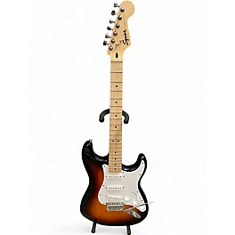 Used Squier Standard Stratocaster 3 Color Sunburst Solid Body Electric Guitar