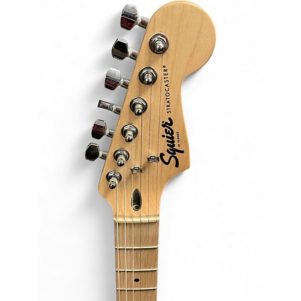 Used Squier Standard Stratocaster 3 Color Sunburst Solid Body Electric Guitar