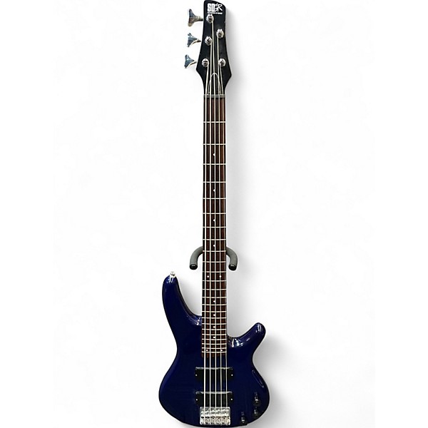 Used Ibanez SR305 5 String Blue Electric Bass Guitar