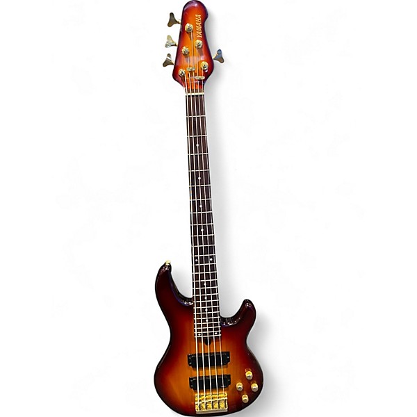 Used 1990s Yamaha BBG5 Cherry Sunburst Electric Bass Guitar
