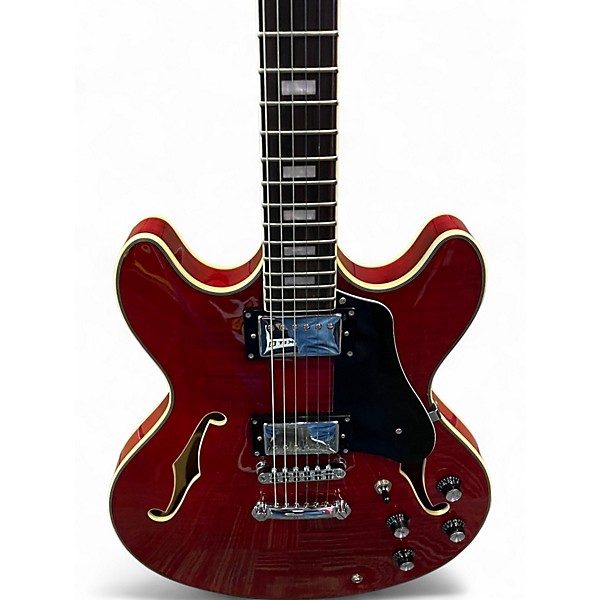 Used Sire H7 Red Hollow Body Electric Guitar