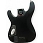 Used Schecter Guitar Research Demon 7 String Black and Gold Solid Body Electric Guitar