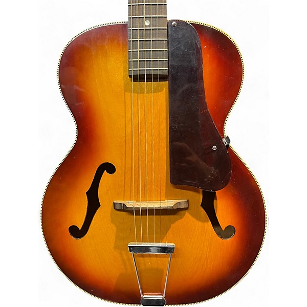 Vintage 1950s Harmony Broadway Sunburst Acoustic Guitar