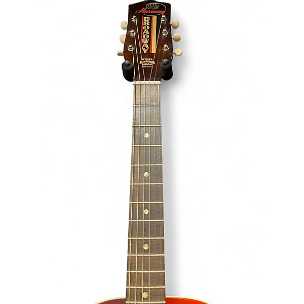Vintage 1950s Harmony Broadway Sunburst Acoustic Guitar