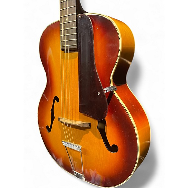 Vintage 1950s Harmony Broadway Sunburst Acoustic Guitar