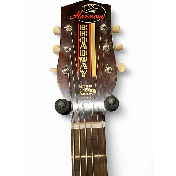 Vintage 1950s Harmony Broadway Sunburst Acoustic Guitar
