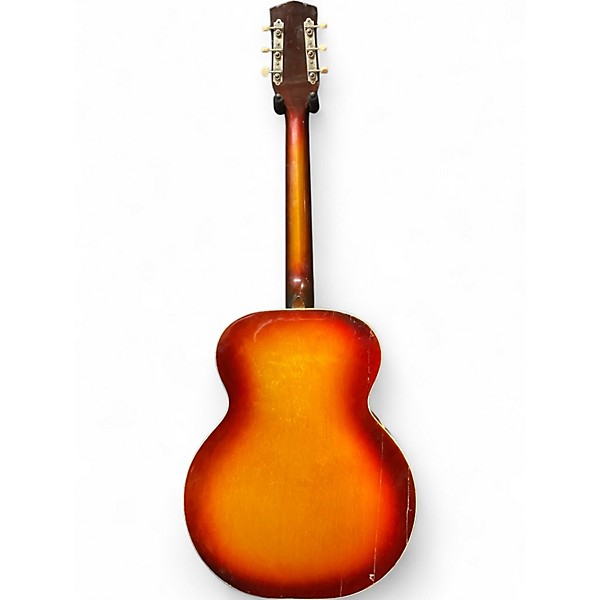 Vintage 1950s Harmony Broadway Sunburst Acoustic Guitar