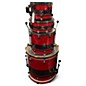 Used Gretsch Drums 4 Piece Catalina Mod RED SPARKLE Drum Kit thumbnail