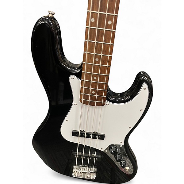 Used Squier Affinity Jazz Bass Black Electric Bass Guitar