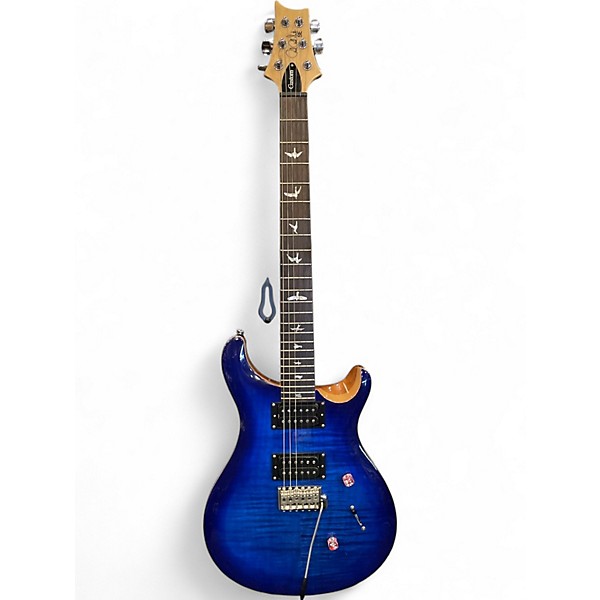 Used PRS SE Custom 24 Faded Blue Burst Solid Body Electric Guitar