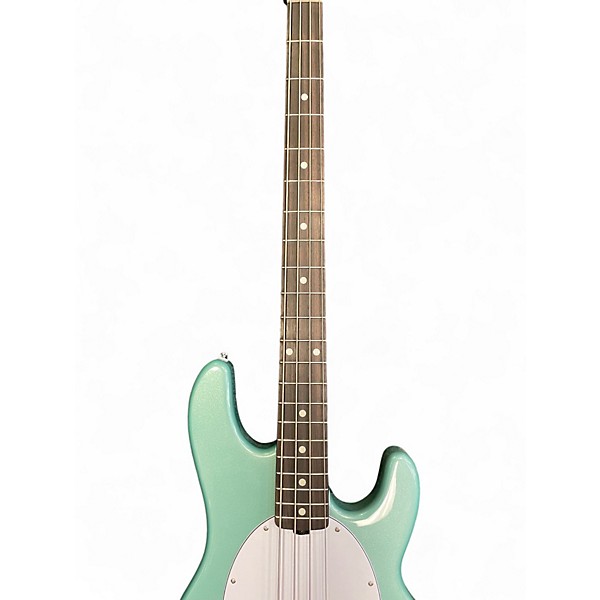 Used Ernie Ball Music Man Stingray 34 Dorado Green Electric Bass Guitar