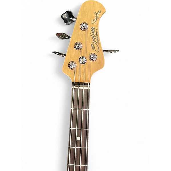 Used Ernie Ball Music Man Stingray 34 Dorado Green Electric Bass Guitar