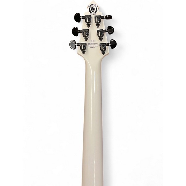 Used Hard Luck Kings OUTLAW BONNIE V Alpine White Solid Body Electric Guitar