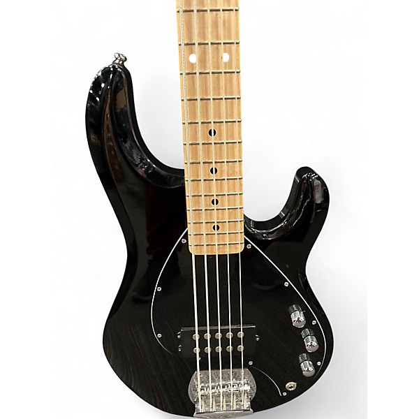 Used Sterling by Music Man StingRay5 Black Electric Bass Guitar
