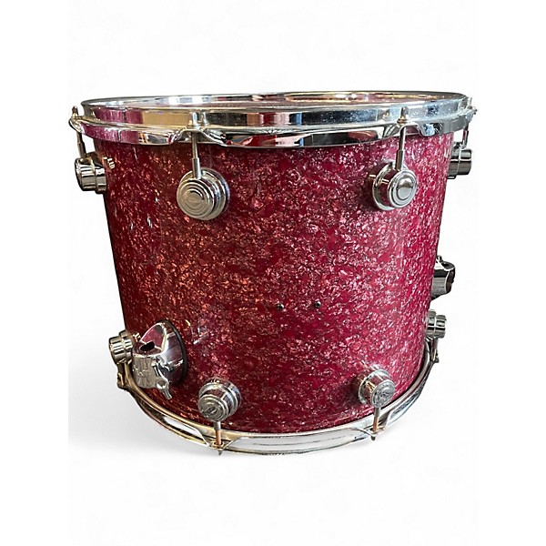 Used DW 3 Piece Collector's Series Burgundy Sparkle Drum Kit