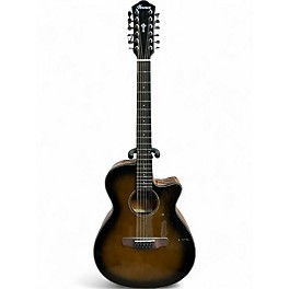Used Ibanez AEG5012-DVH 2 Color Sunburst 12 String Acoustic Guitar