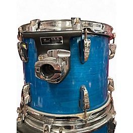 Used 2015 Pearl 4 Piece EXPORT ELX Blue Drum Kit