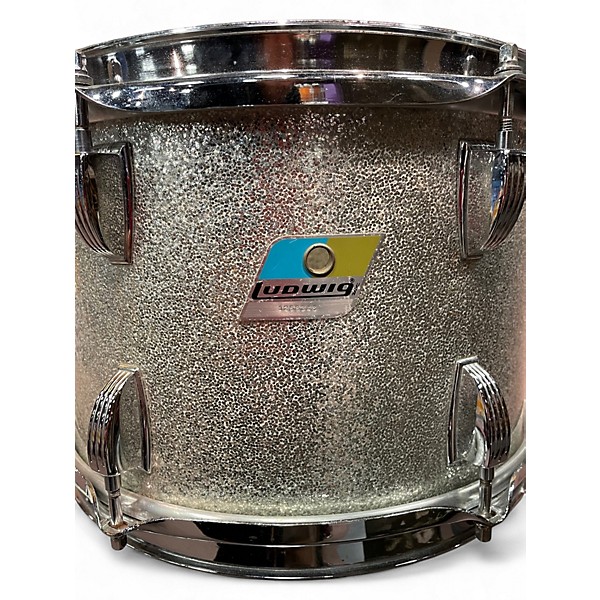 Used Ludwig 3 Piece Club Kit Silver Sparkle Drum Kit