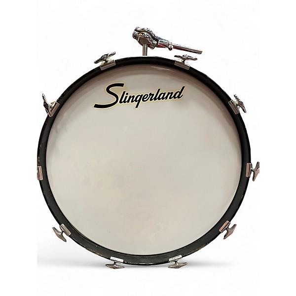 Used Slingerland 3 Piece Club Kit Red Sparkle Drum Kit