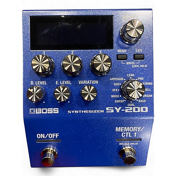 ギター BOSS sy200 BOSS SY-200 Synthesizer Effects Pedal Blue | Guitar Center
