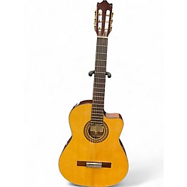 Used Ibanez GA6CE Natural Classical Acoustic Electric Guitar