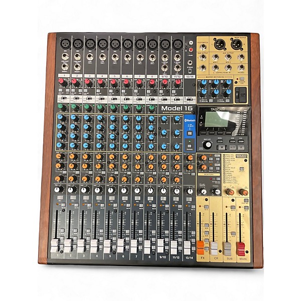 TASCAM MODEL 16 All-in-One Mixing Studio Mixer, Interface