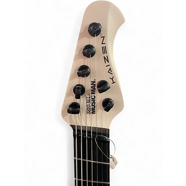 Used Ernie Ball Music Man KAIZEN White Solid Body Electric Guitar